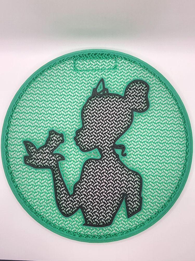 Tiana-Inspired Silhouette Pin Board – 10"